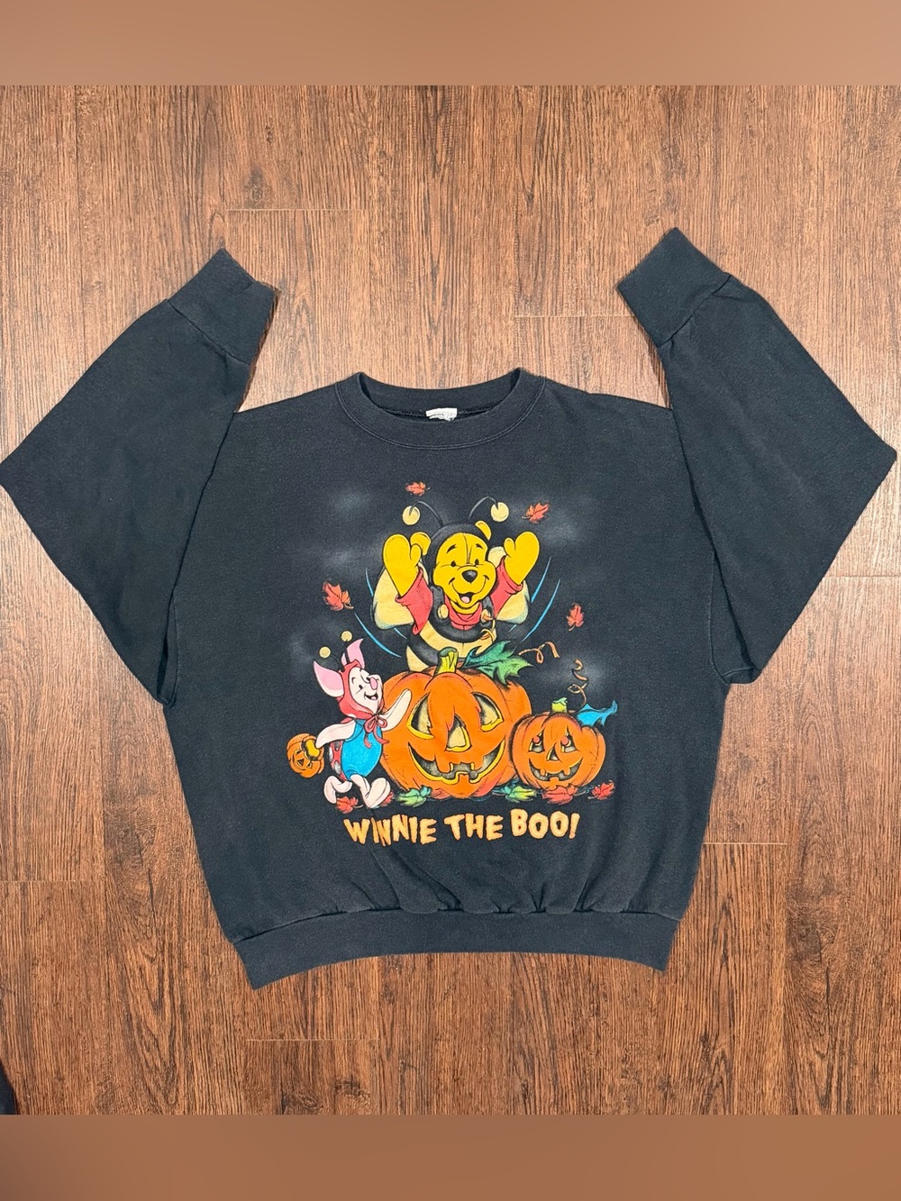 Vintage Disney Winnie The Pooh Sweatshirt Adult Winnie The Boo Halloween L/XL